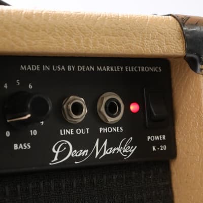 Dean Markley K-20 15W 1x8" Solid State Guitar Combo Amplifier w/ Cables #49724 image 13