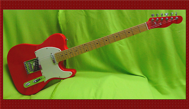 Custom Tele-Style Electric 6-String Baritone Guitar image 1