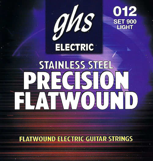 GHS Precision Flatwound Electric Guitar Strings set 900 Reverb