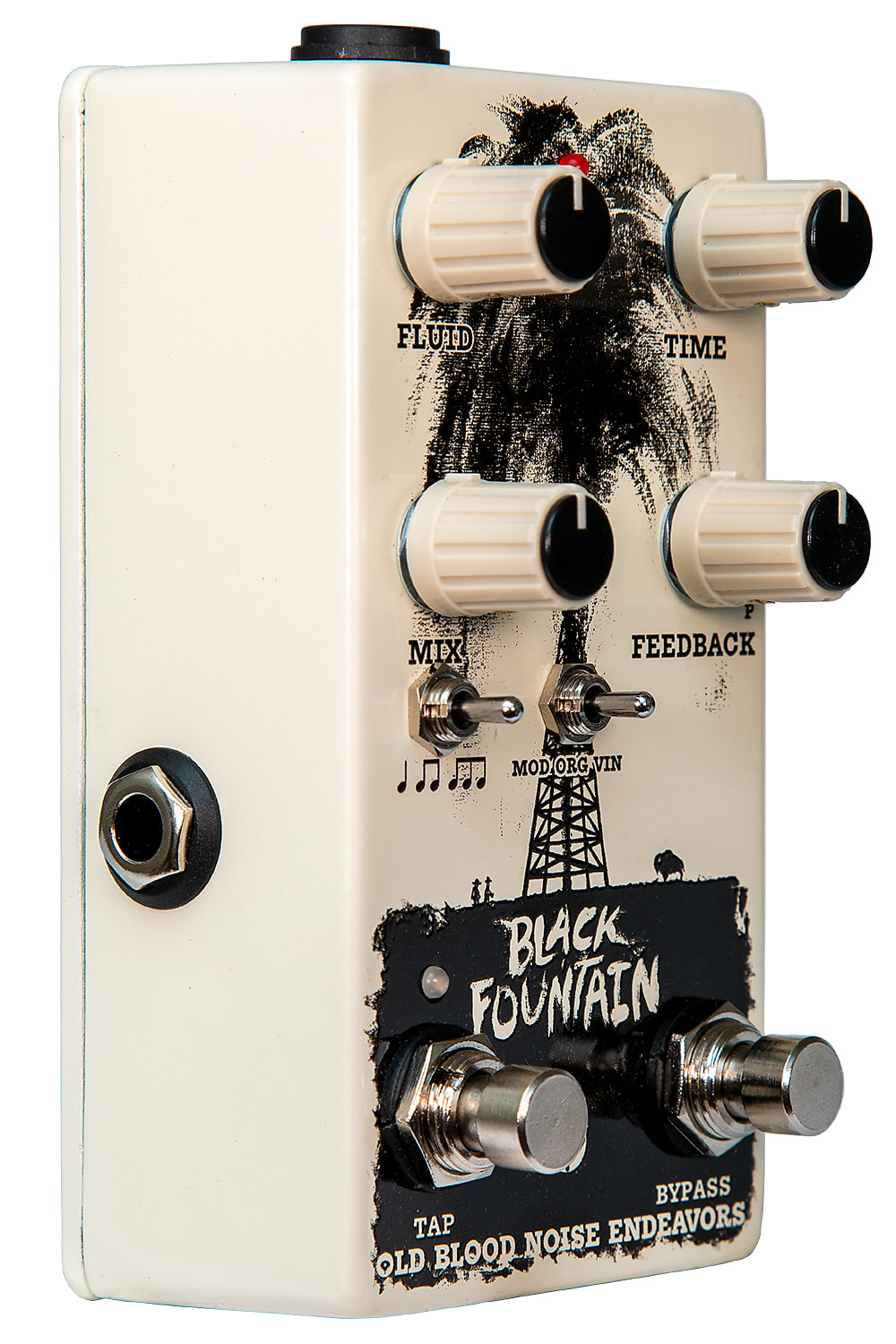 Old Blood Noise Endeavors Black Fountain V3 Oil Can Delay Pedal Tap Tempo