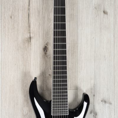 ESP STEF B-8 Stephen Carpenter Signature Baritone 8-String Guitar, Ebony Fretboard, Black image 4