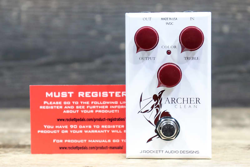 J. Rockett Audio Designs Archer Clean Tour Series Clean/Color Boost Effect  Pedal