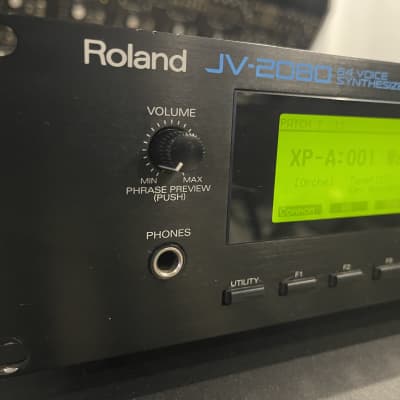 Roland JV-2080 64-Voice Synthesizer Module 1997 - 2000 - Black