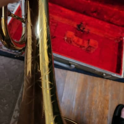 Hallmark Trumpet 1960's Brass image 5