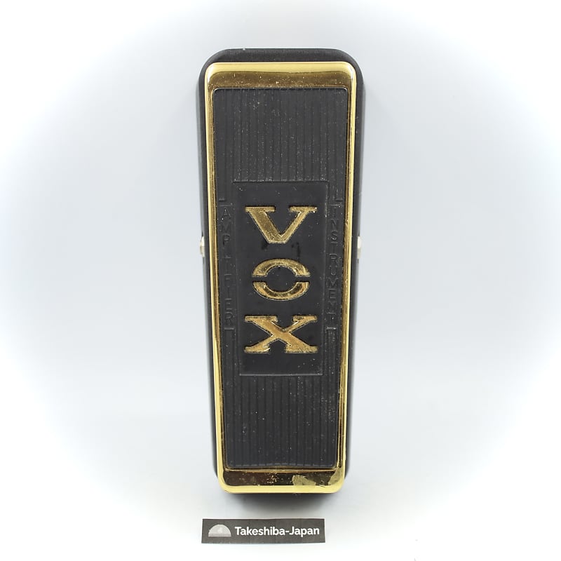 90年代 限定版 VOX V847G Wah Limited Edit The VOX Showroom -- Vox V847G Limited Edition Gold Wah Wah