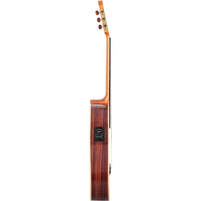 Kremona F65CW Fiesta Cutaway Acoustic-Electric Classical Guitar Regular Natural image 12