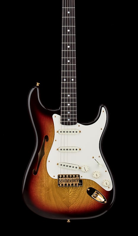Fender Custom Shop Artisan Korina Stratocaster - Chocolate 3-Color Sunburst #72460 image 1