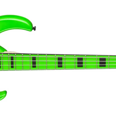 Dean Custom Zone Nuclear Green 4-String Electric Bass new image 2