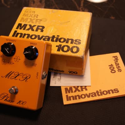 Reverb.com listing, price, conditions, and images for mxr-phase-100-script-logo-vintage