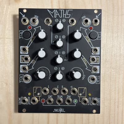 Make Noise Maths Black and Gold panel | Reverb