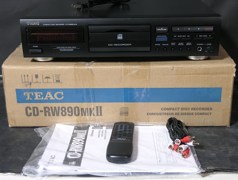 TEAC - CD-RW890MK2 - CD Recorder With Remote - 2020 Black | Reverb