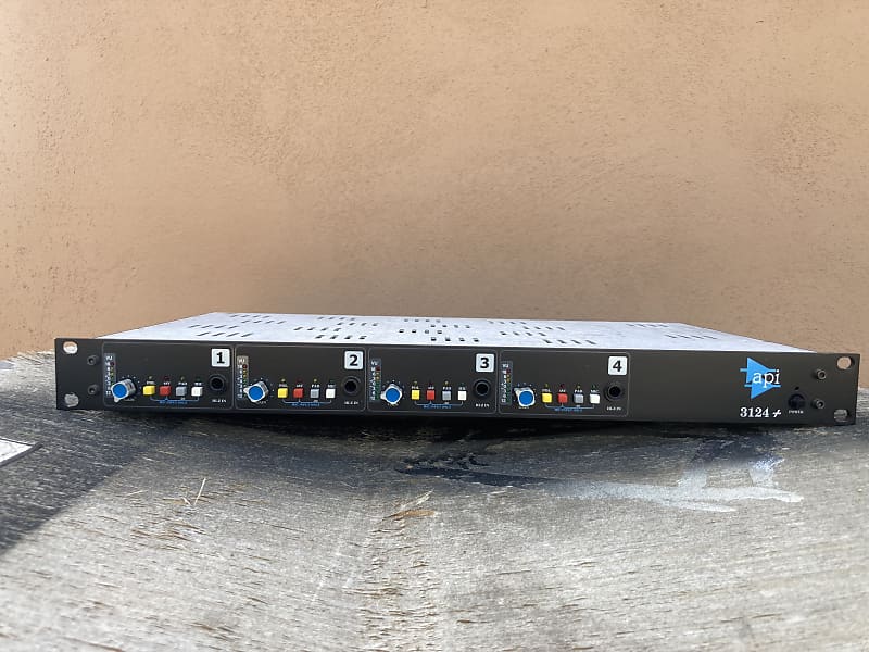 API 3124+ 4-Channel Mic Preamp 2000 - 2016 - Black image 1