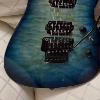 Jackson Dinky MIJ Japan Pro Fusion Neck With 1995 Ocean Burst Pro I Think, Seymour Duncan  JB and 59 image 8