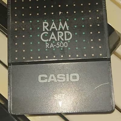 CASIO RAM CARD RA-500 for CASIO VZ-1 VZ-10M PD Phase distortion synthesis M8 MIDI GUITAR PG-380 128 64 NORMAL + 64 COMBINATION Very Rare