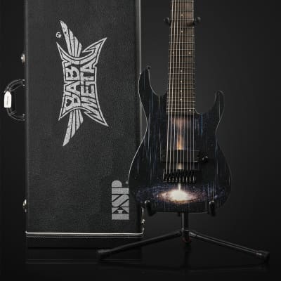 ESP E II Babymetal MF 9 Metal Galaxy Graphic Black Satin 9 String