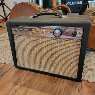 1960s National Valco 1210 All Tube Guitar Amplifier Vintage Excellent Condition W/Cover image 1