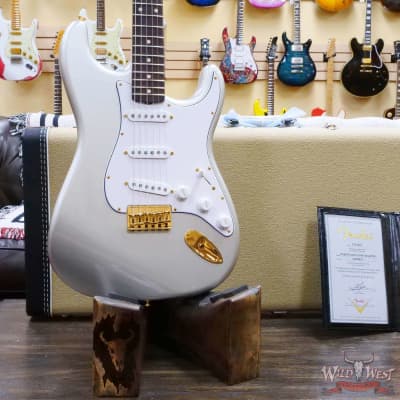 Fender Custom Shop Robert Cray Signature Stratocaster AA Birdseye Maple Neck Hardtail NOS Inca Silver image 8