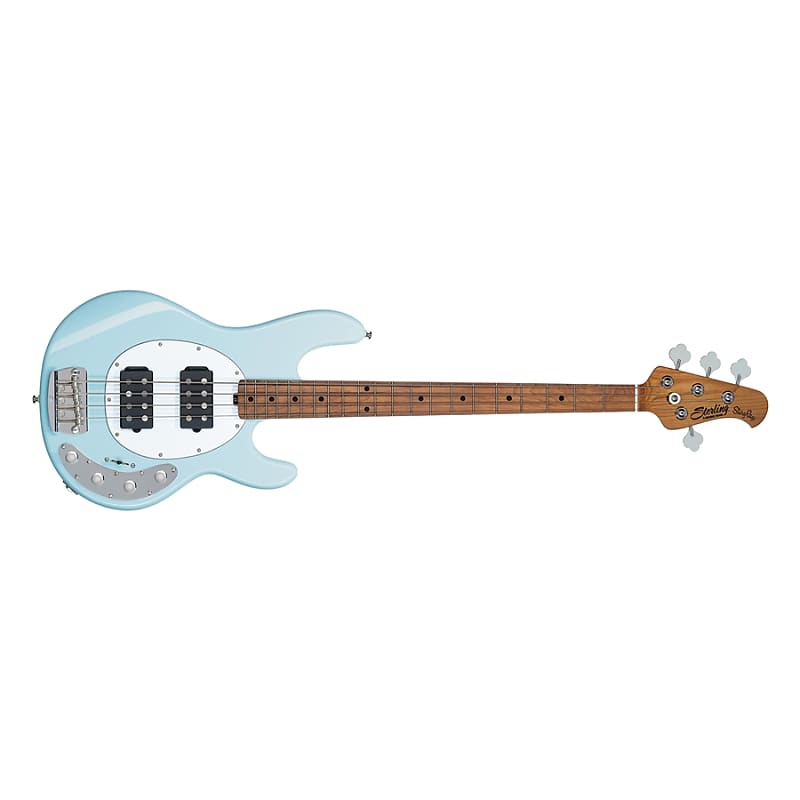Sterling By Music Man Stingray Ray34 Hh Daphne Blu Tastiera Acero Roasted image 1