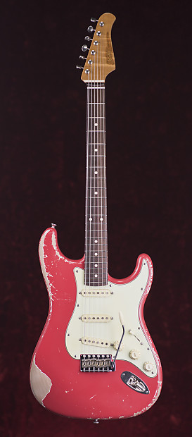 Xotic XSC-1 California Classic Super Heavy Aged Fiesta Red