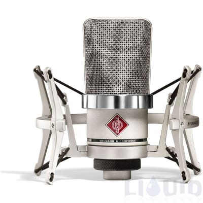 Neumann TLM 102 Studio Set | Cardioid Large Diaphragm Condenser Microphone Set Nickel