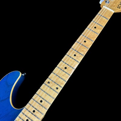 Used 1996 Schecter California Custom S-Style Blue w/case
