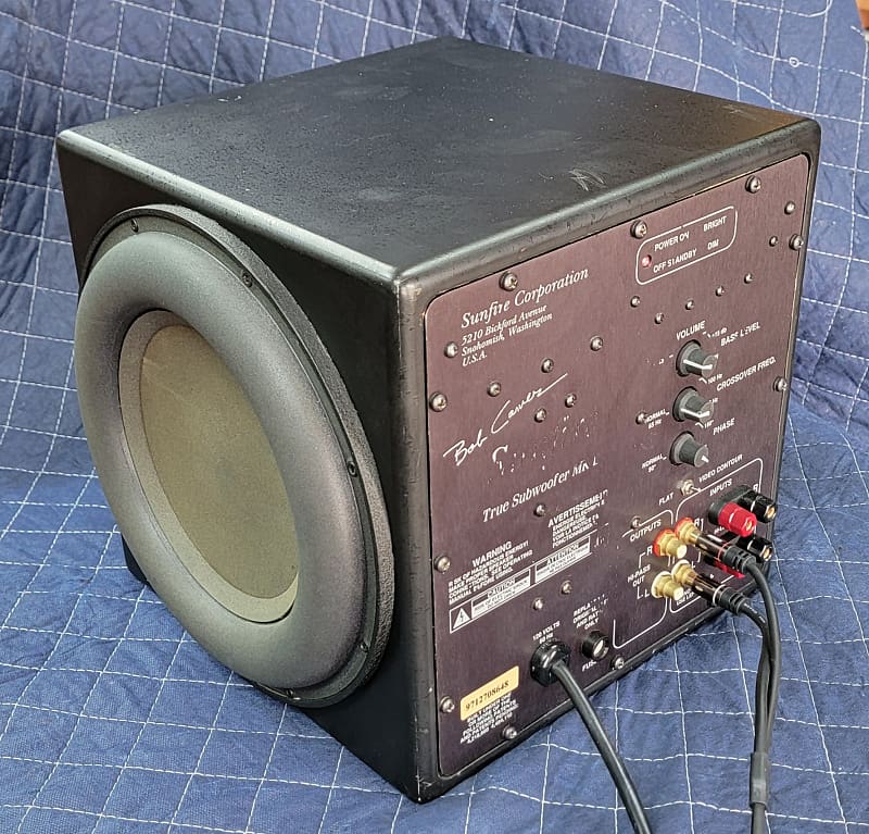 Sunfire / Bob Carver Signature True Subwoofer MK II Compact Powered / Active Subwoofer  			