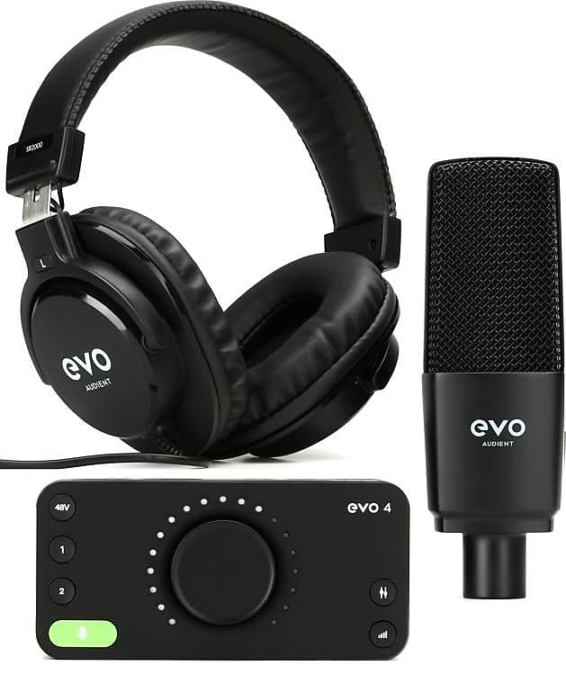 Audient EVO Start Recording Bundle with USB Audio Interface