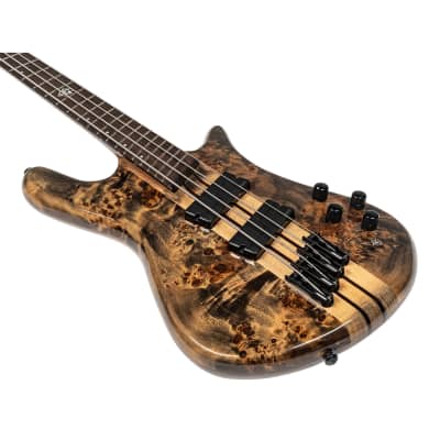 Spector NS Dimension Multi-Scale 4-String Bass Guitar - Super Faded Black image 3
