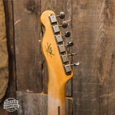 Fender Custom Shop Limited Edition Reverse '50s Telecaster Relic - Aged Cimarron Red image 4
