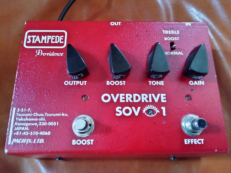 プロビデンス−stmpede OD Providence Stampede Distortion SDT-2 – Mojo Music Inc