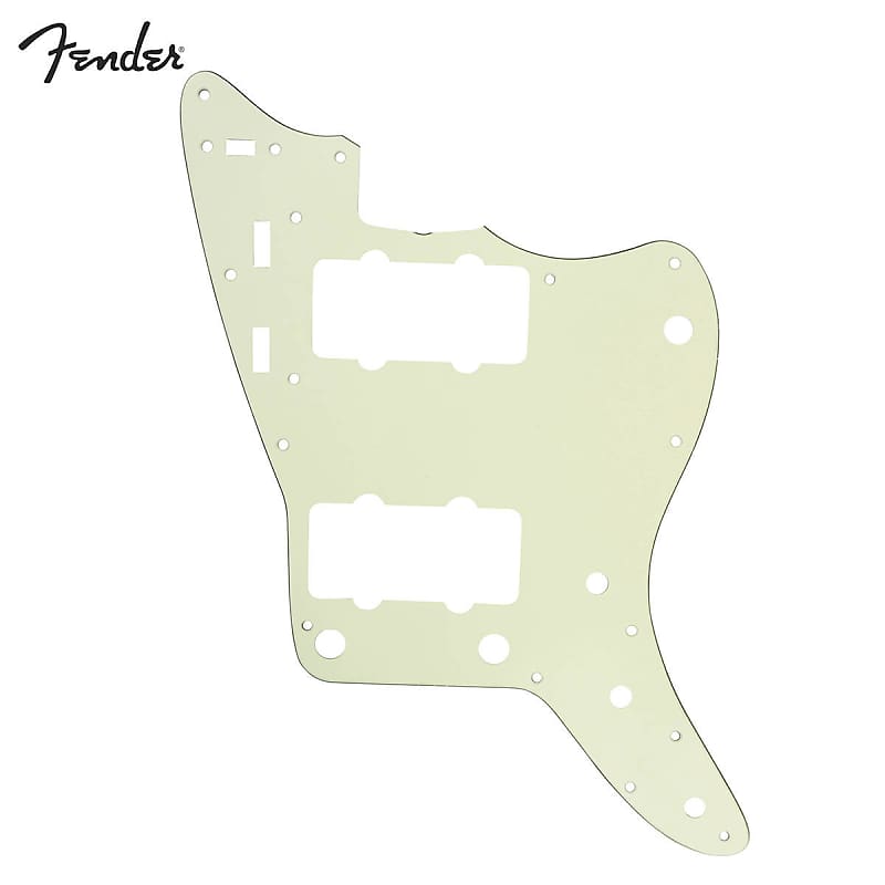 Fender Jazzmaster Guitar Pickguard Mint Green 3 Ply Reverb