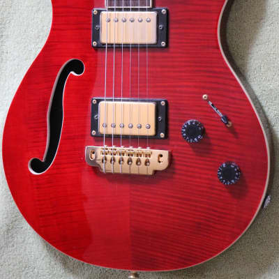 Haywire Custom Guitars 335-Strat 2006 - Cherry image 1