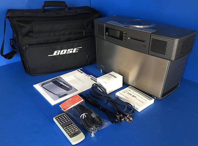 Bose Virtual Imaging Array VIA Stereo Music System with Bluetooth and  Travel Pack