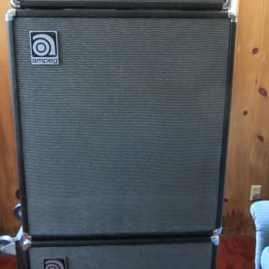 AMPEG V-4 Full Stack Head 2- 4x12 V-4 Cabinets, Dollies, Covers, Cables Rolling Stones Used These image 7