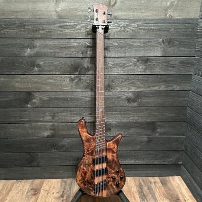 Spector NS Dimension 4 String Multi Scale Electric Bass Guitar Faded Black Gloss B Stock image 13