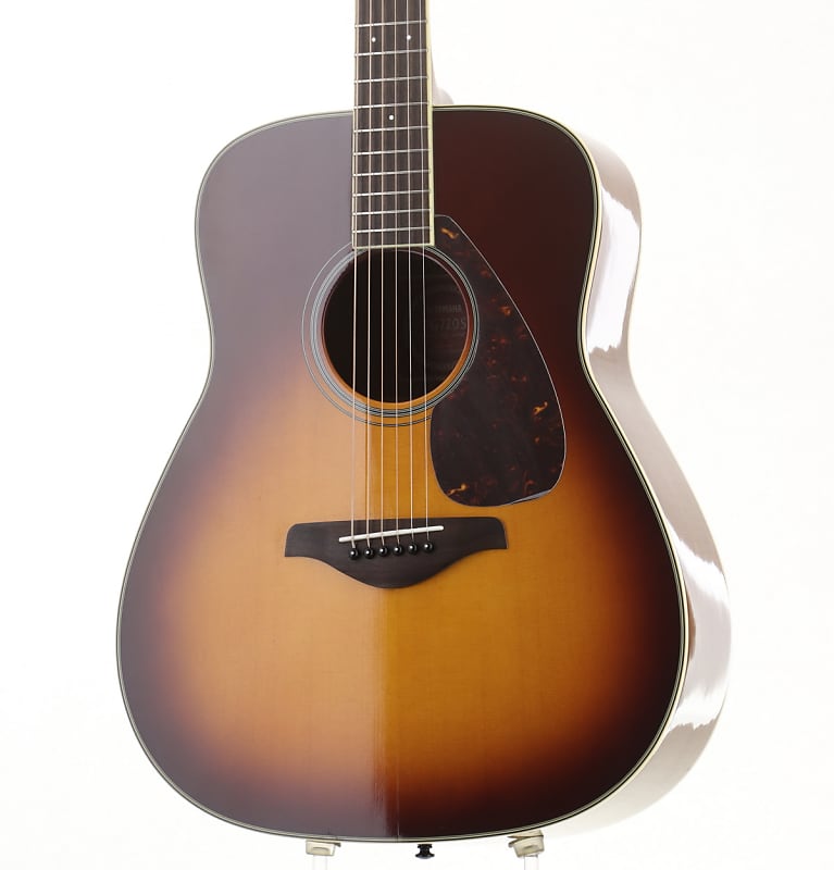 Yamaha FG720S-BS Dreadnought Acoustic Guitar Brown Sunburst | Reverb