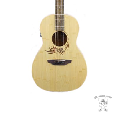 Luna Woodland Bamboo Parlor A/E Acoustic Guitar for sale