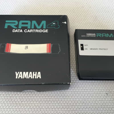 Yamaha RAM4 DATA CARTRIDGE  for TX802 DX7II S FD RX5 RX7 NEW Battery.#3 image 1
