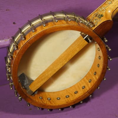 1920s/2000s Vintage/Antonio Tsai Fancy 5-String Openback Banjo image 11