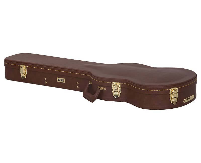 Gator Cases GW-SG-BROWN Gibson SG Guitar Deluxe Wood Case - Brown - Open Box image 1