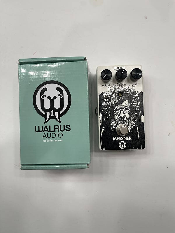 Walrus Audio Messner Low Gain Transparent Overdrive Guitar Effect Pedal +  Box