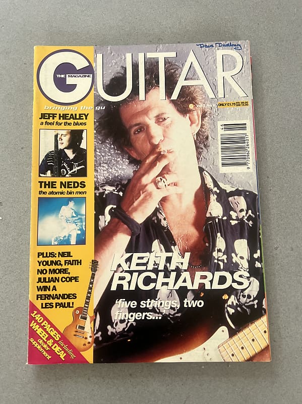 Guitar Magazine UK Keith Richards Edition 1992 - Multi | Reverb UK