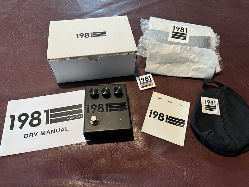 1981 Inventions DRV Overdrive Blackout Edition | Reverb