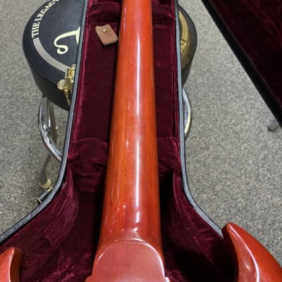 Gibson LP SG STD Maestro VOS Washed Cherry image 14