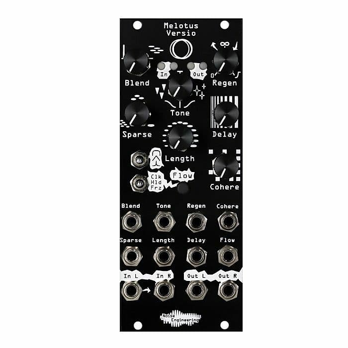 Noise Engineering Melotus Versio Stereo Texturizer Module (black) image 1