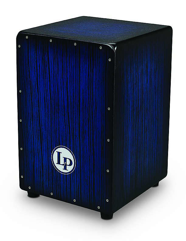 Latin Percussion LPA1332-BBS Aspire Accent Blueburst Streak Cajon image 1