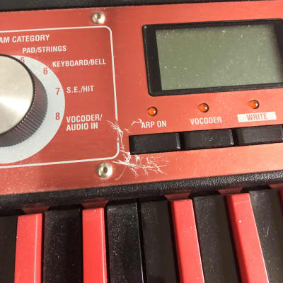 Korg Microkorg XL  . Limited edition black and red image 3