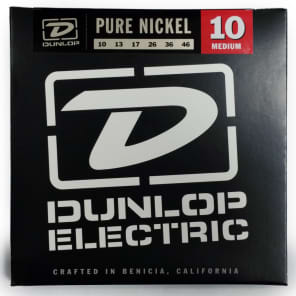 Dunlop DEK1046 Pure Nickel Electric Guitar Strings - Medium (10-46)