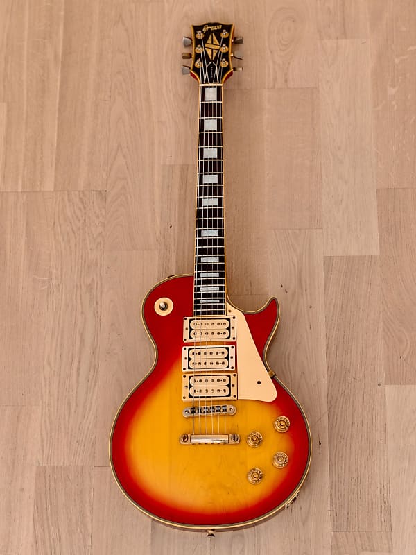 1979 Greco EG800 Vintage Triple Pickup Custom Cherry Sunburst 100