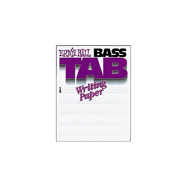 Ernie Ball P07022 Bass Tab Writing Paper Book image 1